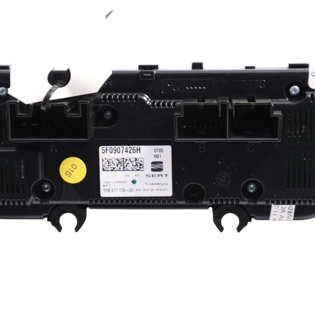 Mk3 5F Heater Switch A/C Climate Control Panel Button to Seat Leon with Part number 5F0907426H Seat Leon Mk3 5F Heater Switch A/C Climate Control Panel Button - SKU 5F0907426H - Part number 5F0907426H