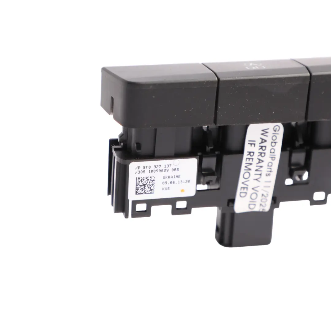 Seat Leon Mk3 5F Modo Auto Start Stop Botón Interruptor Panel Control - SKU 5F0927137 - Número de pieza 5F0927137