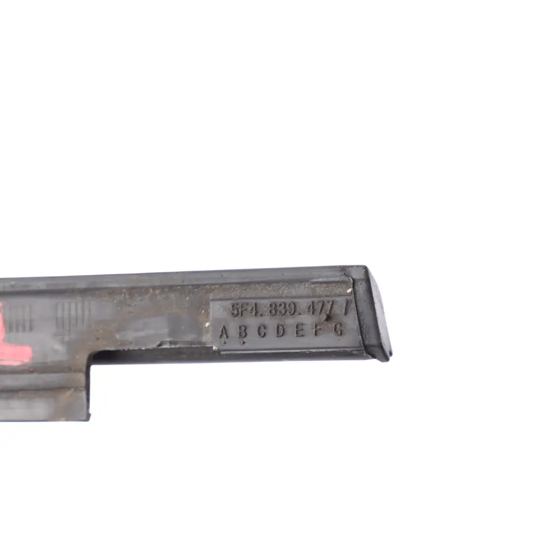 Seat Leon Mk3 5F Windows Outer Seal Gasket Strip Rear Left N/S - SKU 5F4839477B - Part number 5F4839477B