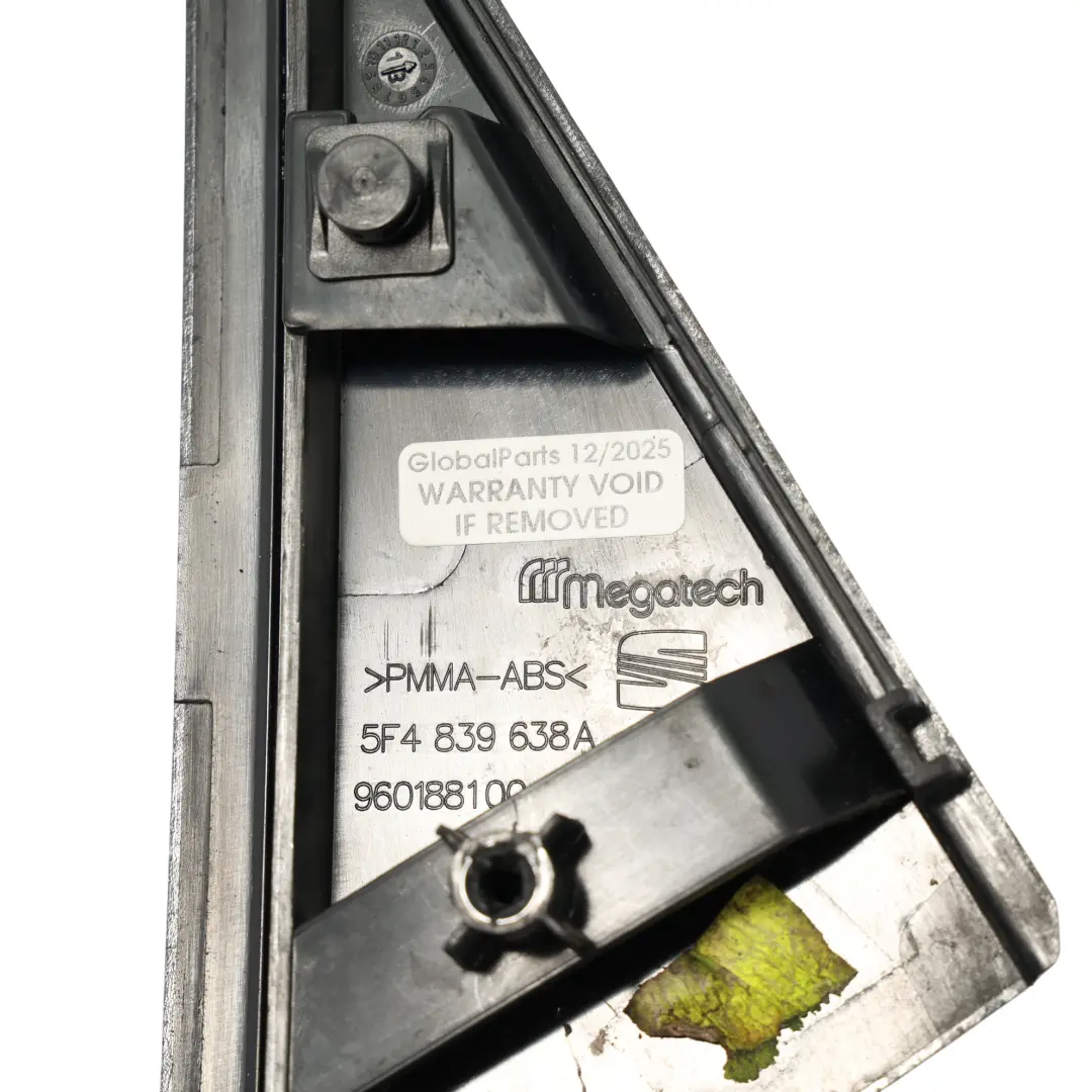 Seat Leon 3 5Dr Embellecedor Exterior Puerta Recambio Trasero Derecho - SKU 5F4839638A - Número de pieza 5F4839638A