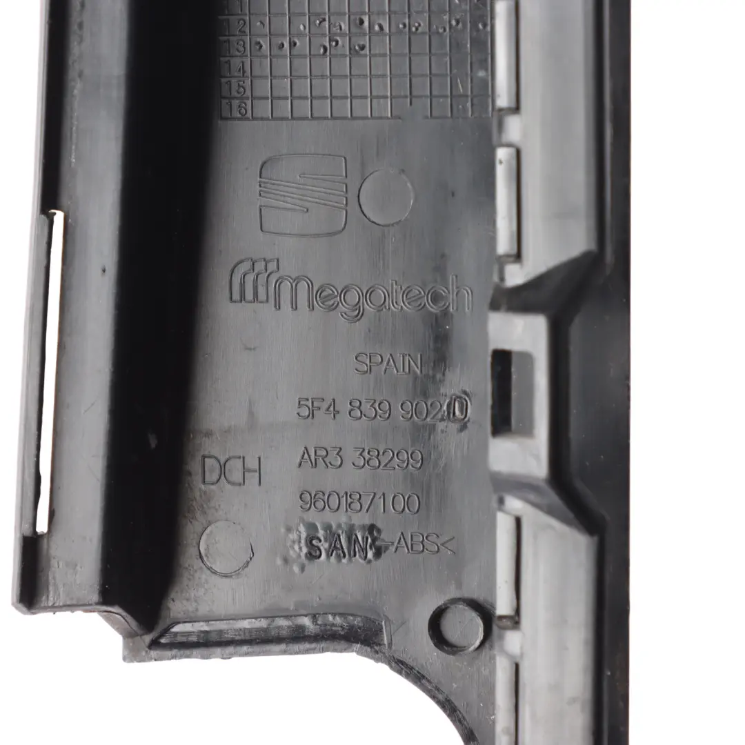 Seat Leon Mk3 Rear Door Outer Strip Cover Trim Panel Right O/S - SKU 5F4839902D - Part number 5F4839902D