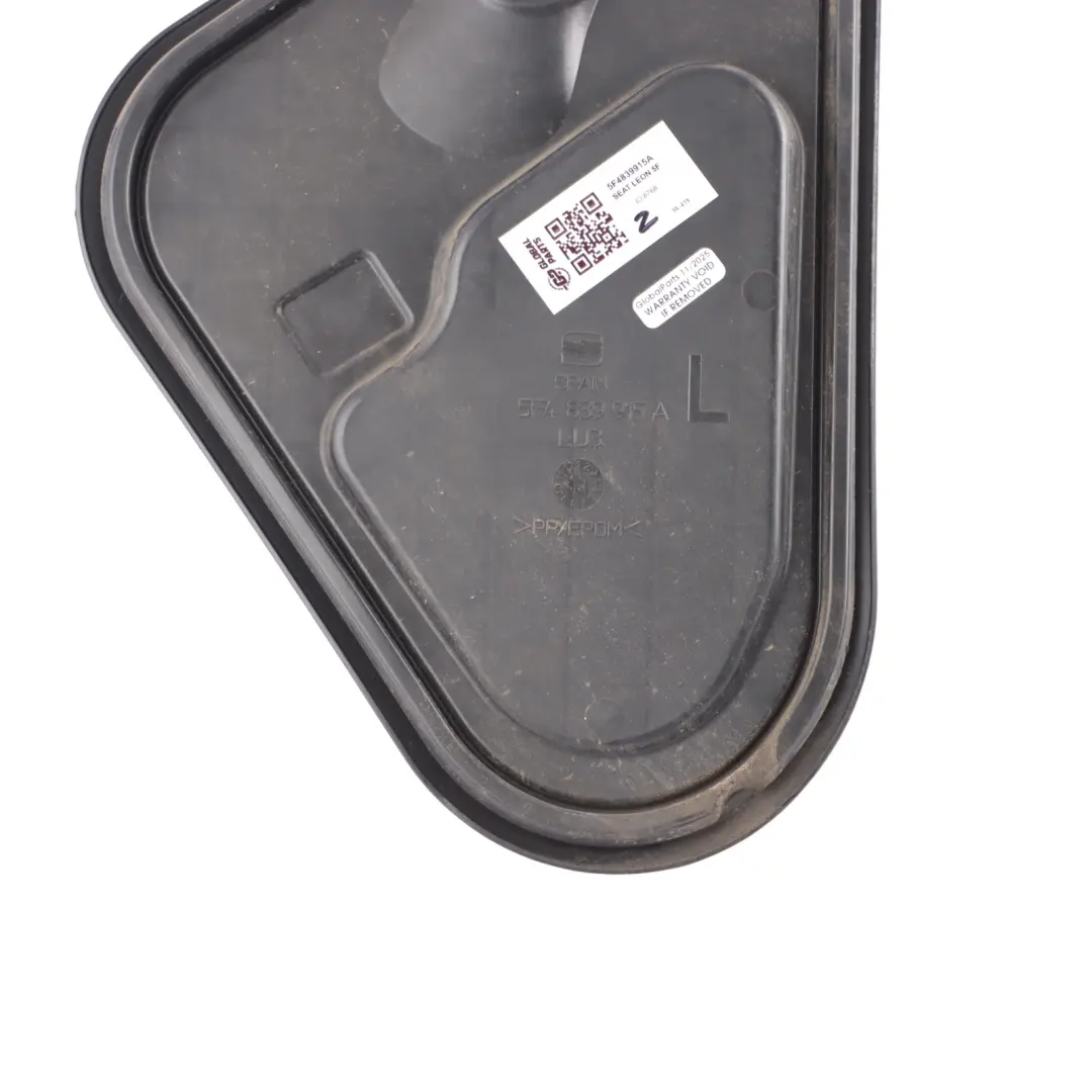 Mk3 Rear Door Cover Interior Flap Trim Panel Left N/S to Seat Leon with Part number 5F4839915A Seat Leon Mk3 Rear Door Cover Interior Flap Trim Panel Left N/S - SKU 5F4839915A - Part number 5F4839915A