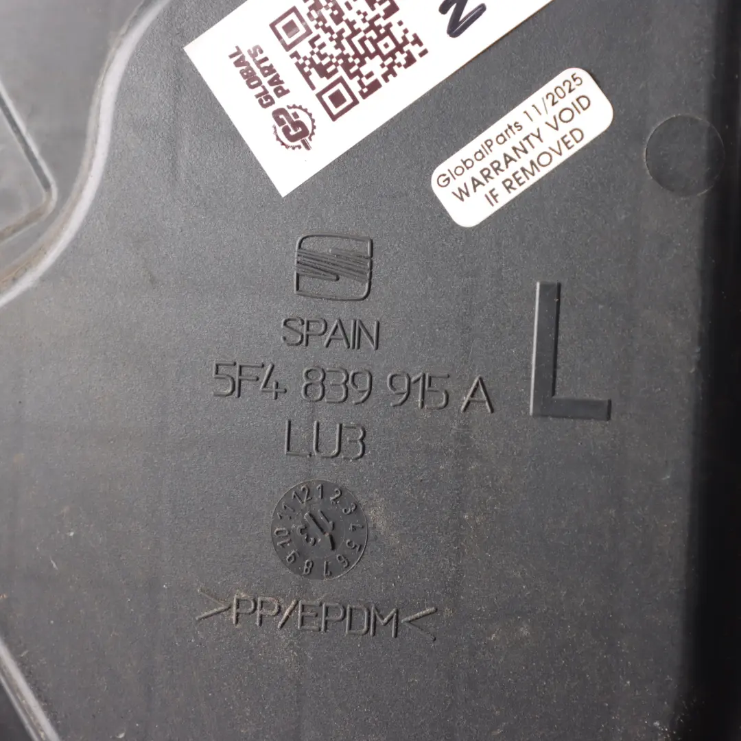 Seat Leon Mk3 Rear Door Cover Interior Flap Trim Panel Left N/S - SKU 5F4839915A - Part number 5F4839915A