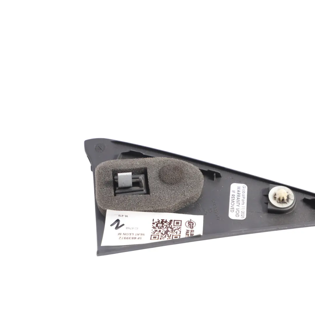 Seat Leon 5F 5Dr Door Panel Triangle Trim Cover Inner Rear Right O/S - SKU 5F4839972 - Part number 5F4839972