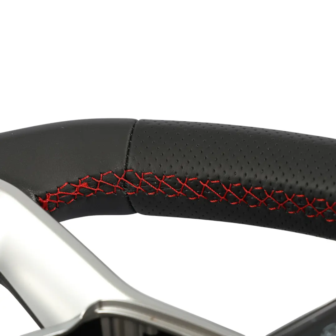 Mk4 Arona FR Volante NUEVO Cuero Negro Fondo Plano para Seat Leon con número de pieza 5FA419091EE Seat Leon Mk4 Arona FR Volante NUEVO Cuero Negro Fondo Plano - SKU 5FA419091EE-1 - Número de pieza 5FA419091EE