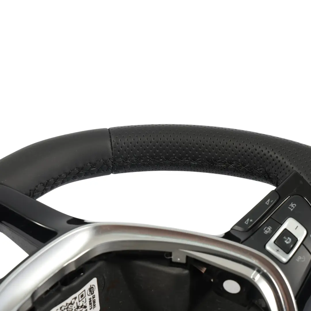 VW Volkswagen Golf MK7 Volante NUEVO Cuero Negro Fondo Plano - SKU 5G0419091BG-1 - Número de pieza 5G0419091BG