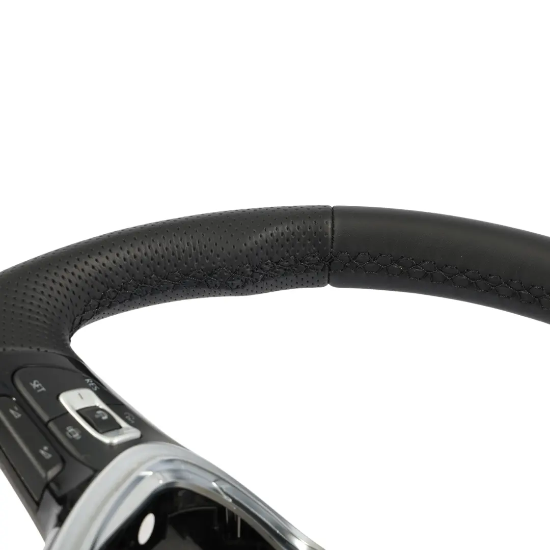 VW Volkswagen Golf MK7 Lenkrad NEU Schwarz Leder Flachboden - SKU 5G0419091BG-1 - Teilenummer 5G0419091BG