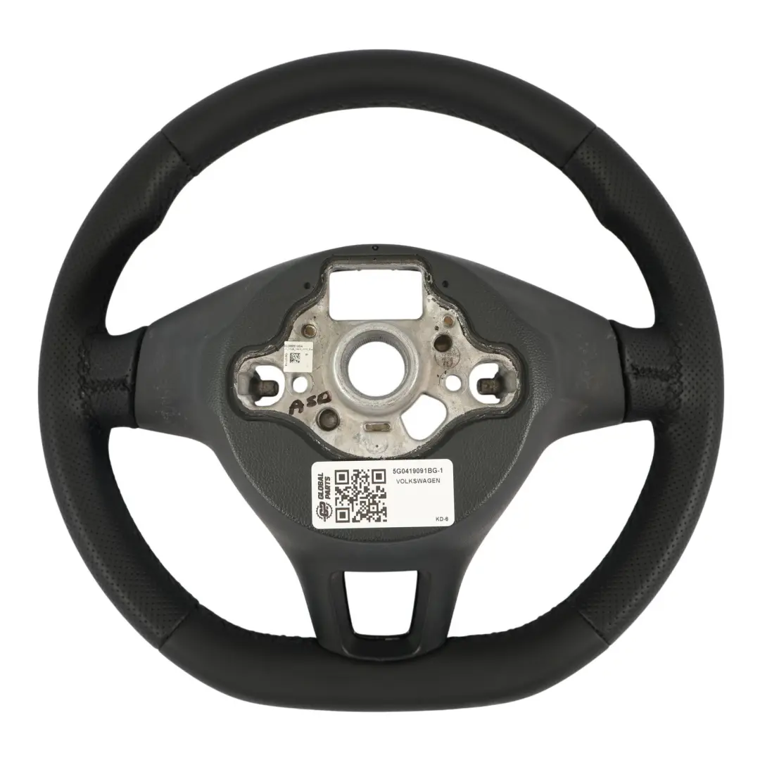 Kierownica NOWA Czarna Skóra Ścięta do VW Volkswagen Golf MK7 o numerze 5G0419091BG VW Volkswagen Golf MK7 Kierownica NOWA Czarna Skóra Ścięta - SKU 5G0419091BG-1 - Numer Części 5G0419091BG