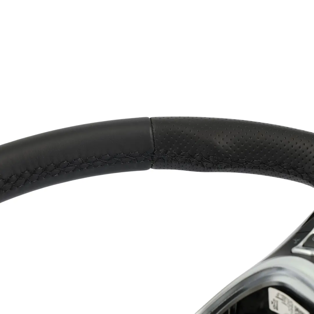 Lenkrad NEU Schwarz Leder Flachboden für VW Volkswagen Golf MK7 mit Teilenummer 5G0419091BG VW Volkswagen Golf MK7 Lenkrad NEU Schwarz Leder Flachboden - SKU 5G0419091BG-1 - Teilenummer 5G0419091BG