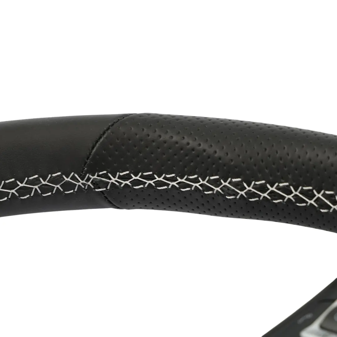 NUOVO In Pelle Nera Fondo Piatto per Volkswagen Golf R MK7 Volante con numero di parte 5G0419091JA Volkswagen Golf R MK7 Volante NUOVO In Pelle Nera Fondo Piatto - SKU 5G0419091JA-1 - Numero di parte 5G0419091JA