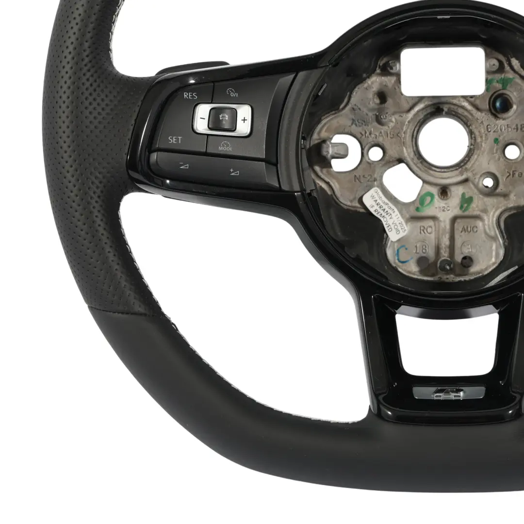 Volant NEUF En Cuir Noir À Fond Plat pour Volkswagen Golf R MK7 à propos du numéro de pièce 5G0419091JA Volkswagen Golf R MK7 Volant NEUF En Cuir Noir À Fond Plat - SKU 5G0419091JA-1 - Numéro de pièce 5G0419091JA