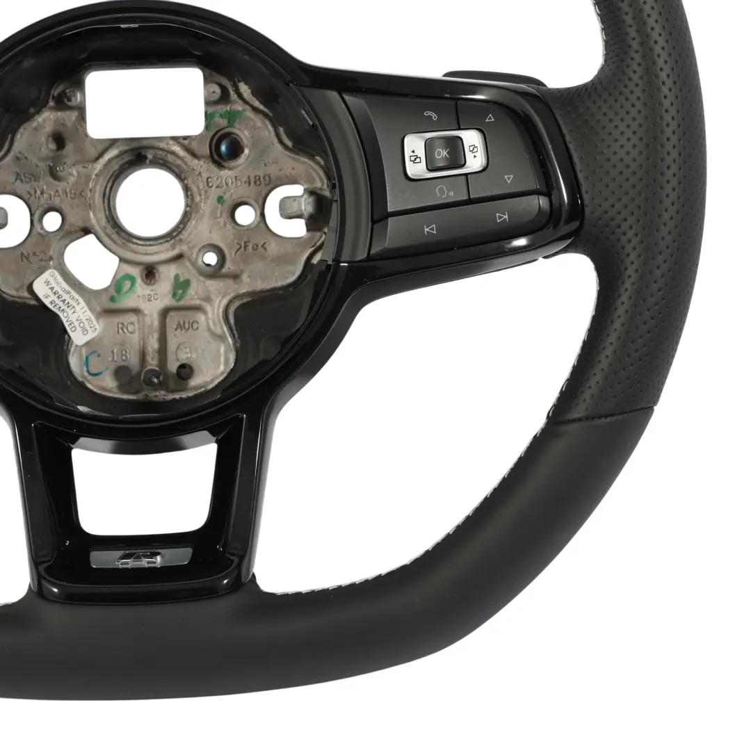 Kierownica NOWA Czarna Skóra Ścięta do Volkswagen Golf R MK7 o numerze 5G0419091JA Volkswagen Golf R MK7 Kierownica NOWA Czarna Skóra Ścięta - SKU 5G0419091JA-1 - Numer Części 5G0419091JA