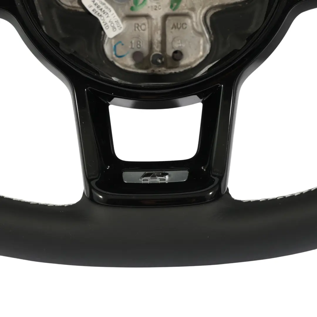 NUOVO In Pelle Nera Fondo Piatto per Volkswagen Golf R MK7 Volante con numero di parte 5G0419091JA Volkswagen Golf R MK7 Volante NUOVO In Pelle Nera Fondo Piatto - SKU 5G0419091JA-1 - Numero di parte 5G0419091JA