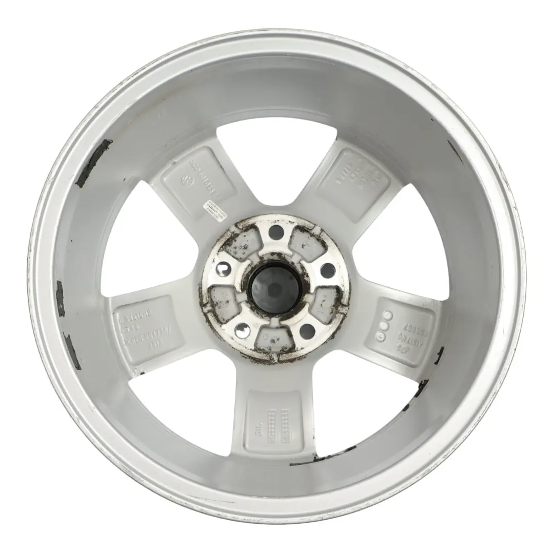 Volkswagen Golf Mk7 Wheel Rim Alloy Silver 16" 6.5J ET:46 Star Spoke - SKU 5G0601025BP-1 - Part number 5G0601025BP