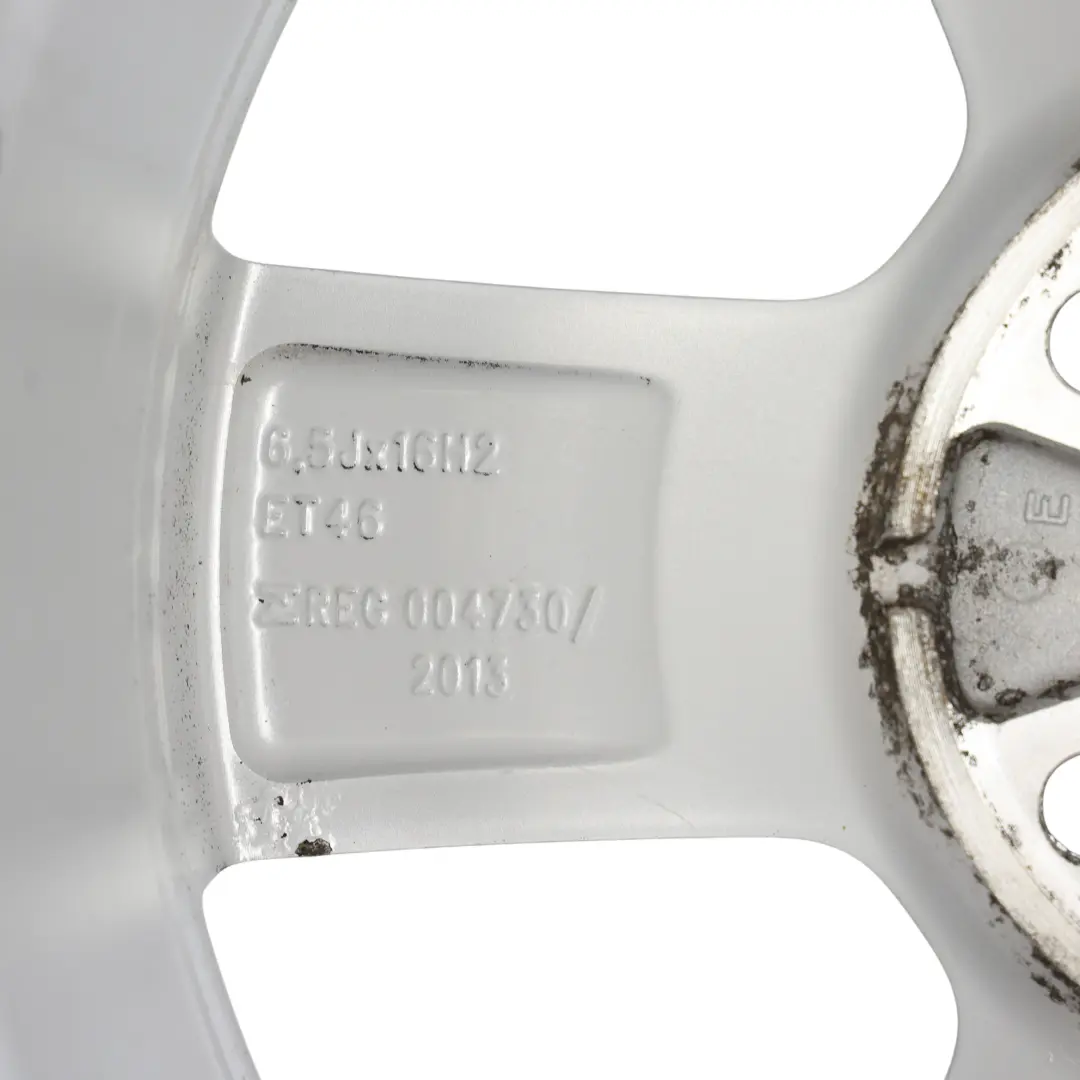 Volkswagen Golf Mk7 Wheel Rim Alloy Silver 16" 6.5J ET:46 Star Spoke - SKU 5G0601025BP-1 - Part number 5G0601025BP