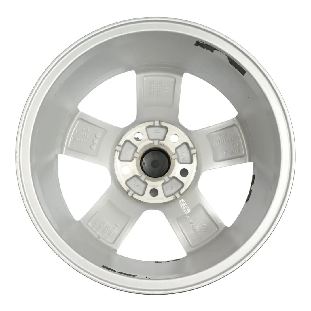 Volkswagen Golf Mk7 Cerchio Lega Argento 16" 6.5J ET:46 Star Spoke - SKU 5G0601025BP-2 - Numero di parte 5G0601025BP