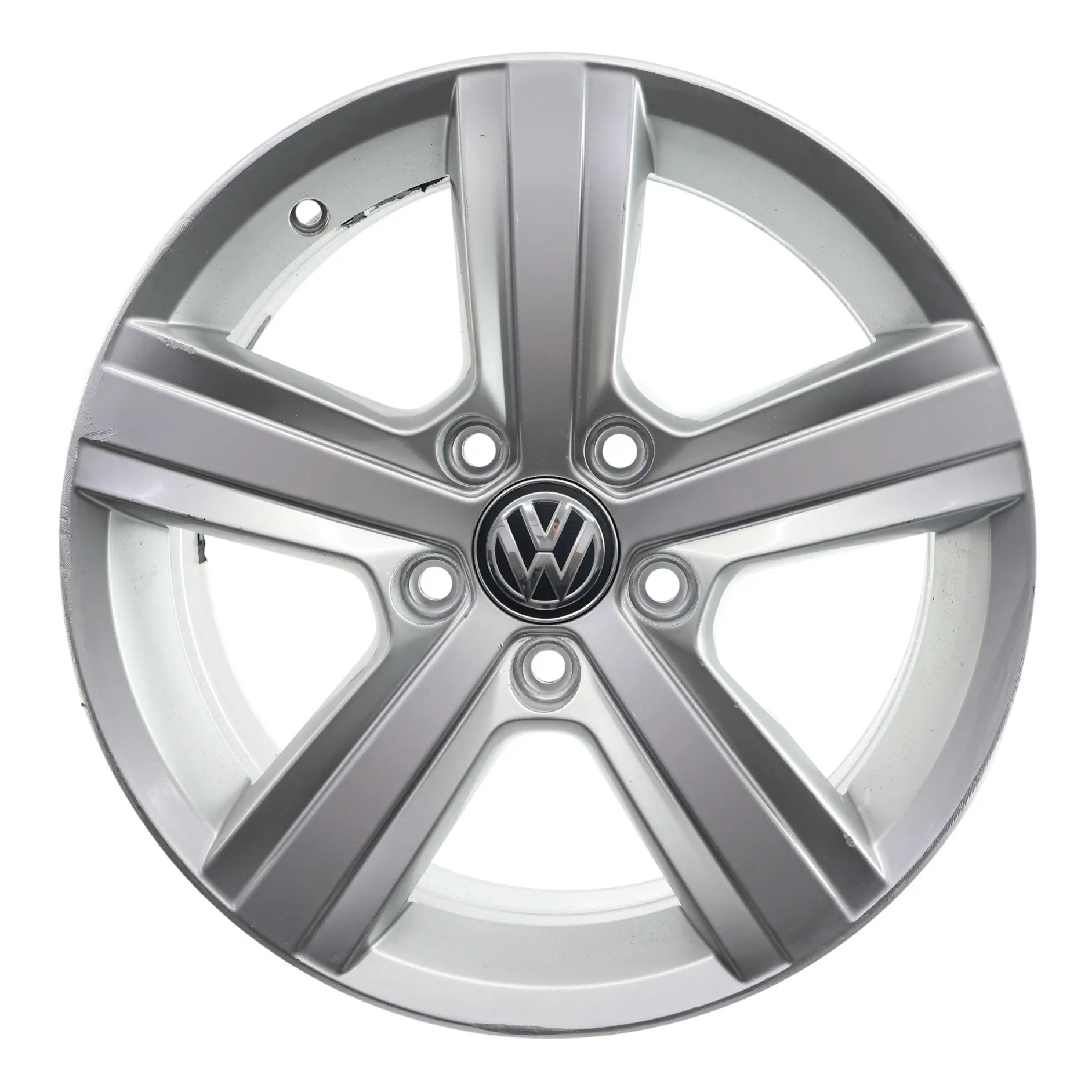 Volkswagen Golf Mk7 Wheel Rim Alloy Silver 16" 6.5J ET:46 Star Spoke 5G0601025BP