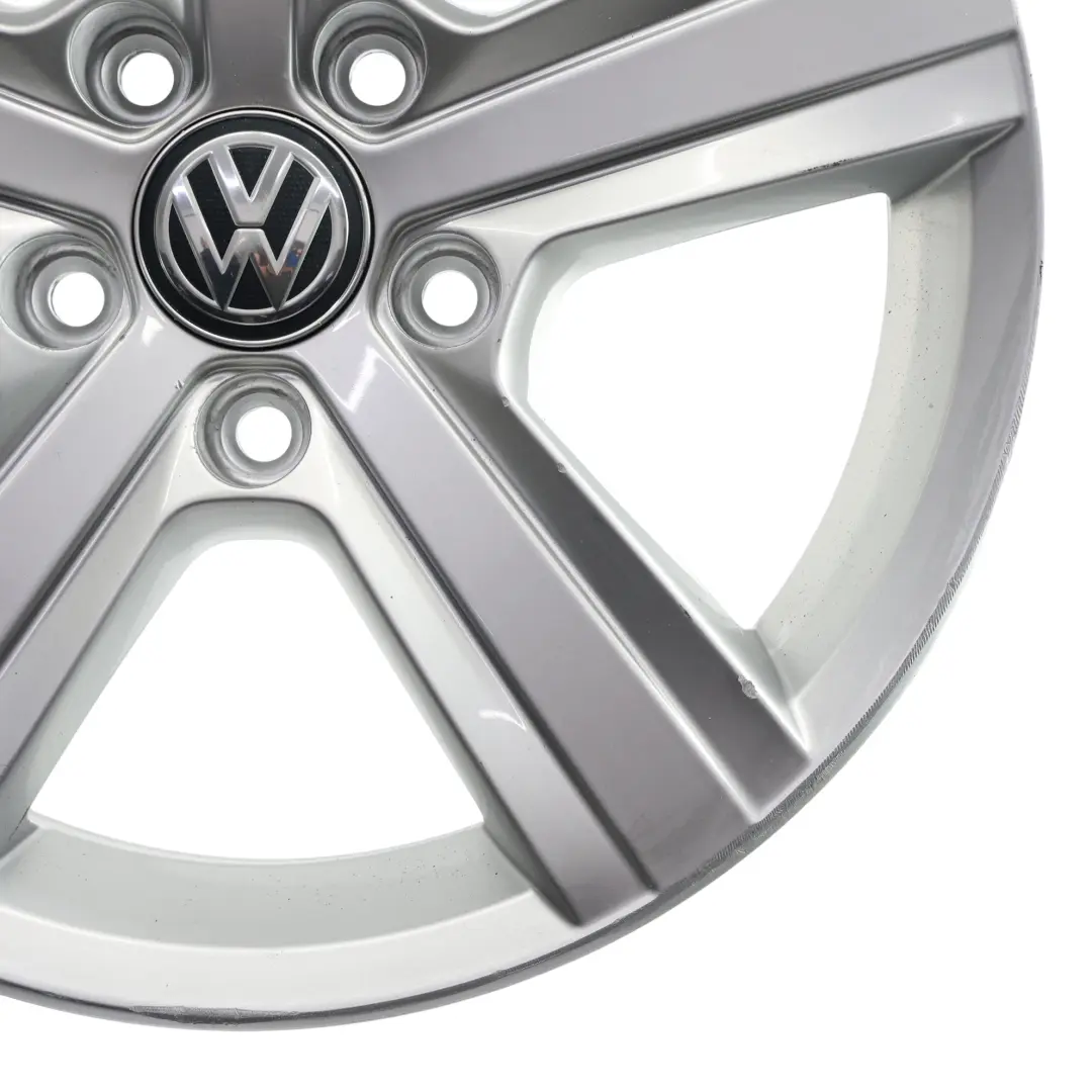 Rim Alloy Silver 16" 6.5J ET:46 Star Spoke to Volkswagen Golf Mk7 Wheel with Part number 5G0601025BP Volkswagen Golf Mk7 Wheel Rim Alloy Silver 16" 6.5J ET:46 Star Spoke - SKU 5G0601025BP-3 - Part number 5G0601025BP
