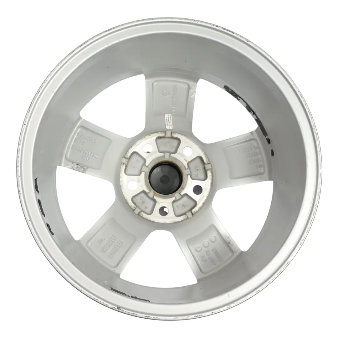 Volkswagen Golf Mk7 Wheel Rim Alloy Silver 16" 6.5J ET:46 Star Spoke - SKU 5G0601025BP-4 - Part number 5G0601025BP