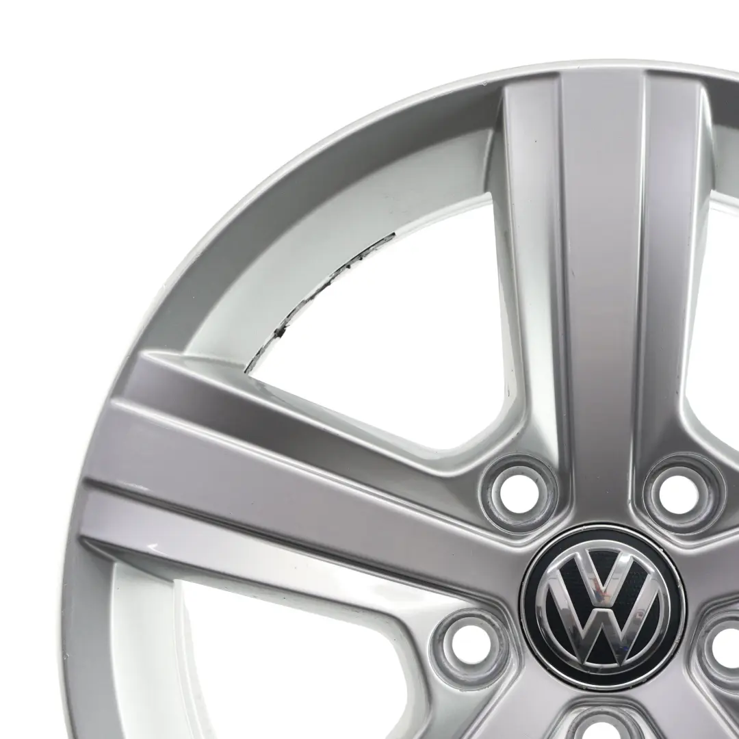 Rim Alloy Silver 16" 6.5J ET:46 Star Spoke to Volkswagen Golf Mk7 Wheel with Part number 5G0601025BP Volkswagen Golf Mk7 Wheel Rim Alloy Silver 16" 6.5J ET:46 Star Spoke - SKU 5G0601025BP-4 - Part number 5G0601025BP
