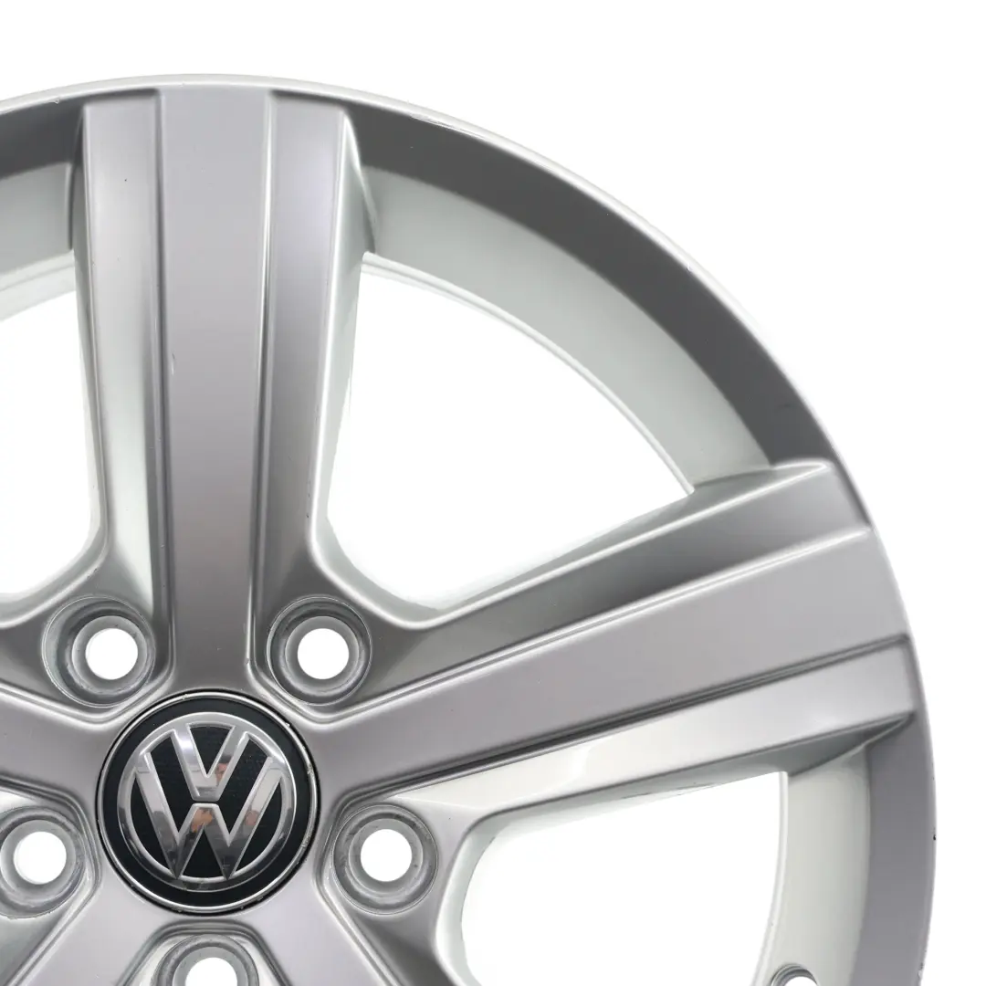 Rim Alloy Silver 16" 6.5J ET:46 Star Spoke to Volkswagen Golf Mk7 Wheel with Part number 5G0601025BP Volkswagen Golf Mk7 Wheel Rim Alloy Silver 16" 6.5J ET:46 Star Spoke - SKU 5G0601025BP-4 - Part number 5G0601025BP