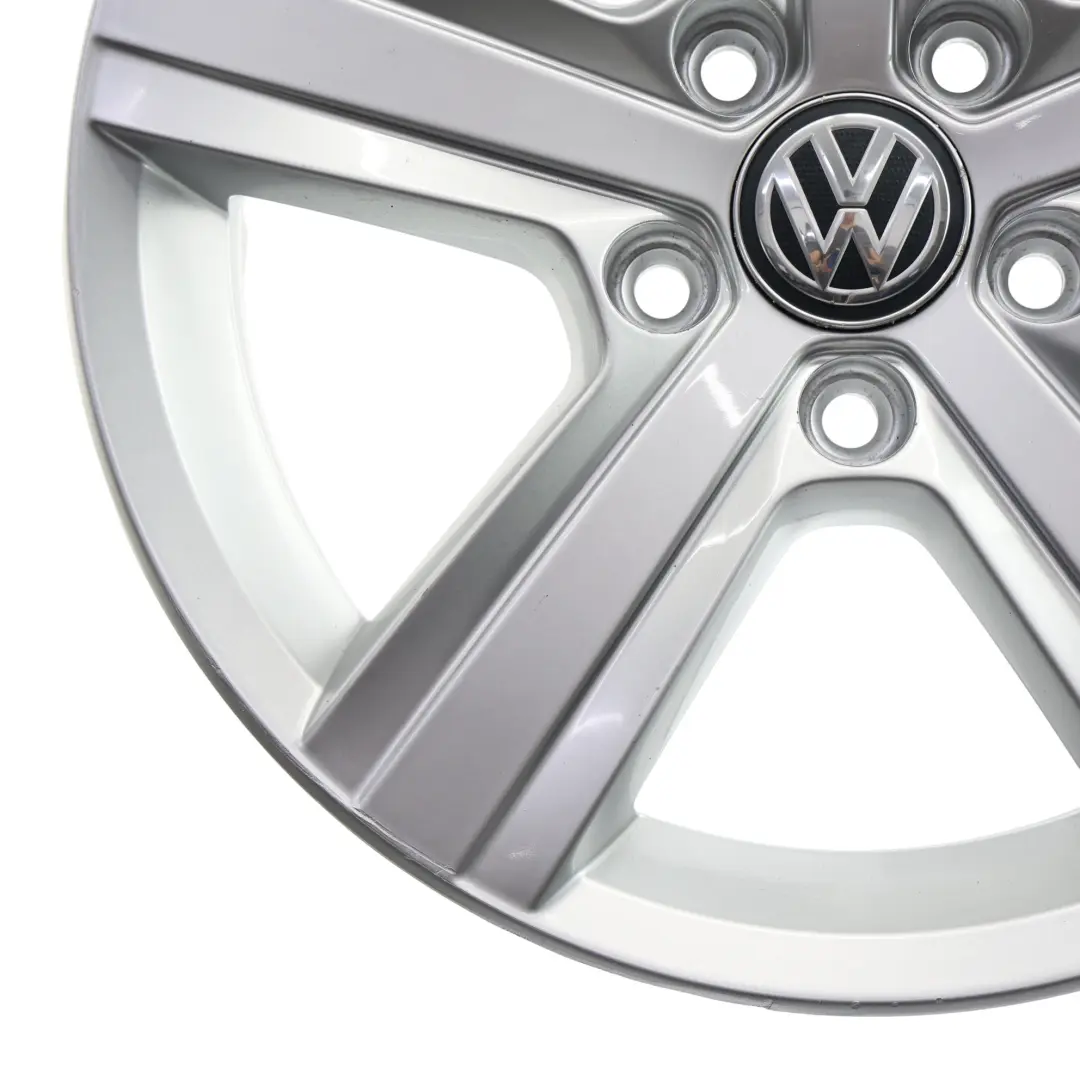 Volkswagen Golf Mk7 Wheel Rim Alloy Silver 16" 6.5J ET:46 Star Spoke - SKU 5G0601025BP-4 - Part number 5G0601025BP