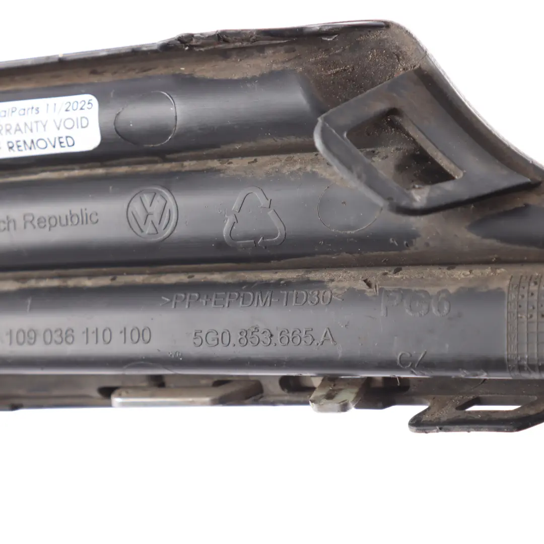 VW Volkswagen Golf Mk7 Front Bumper Fog light Grille Cover Left N/S - SKU 5G0853665A - Part number 5G0853665A