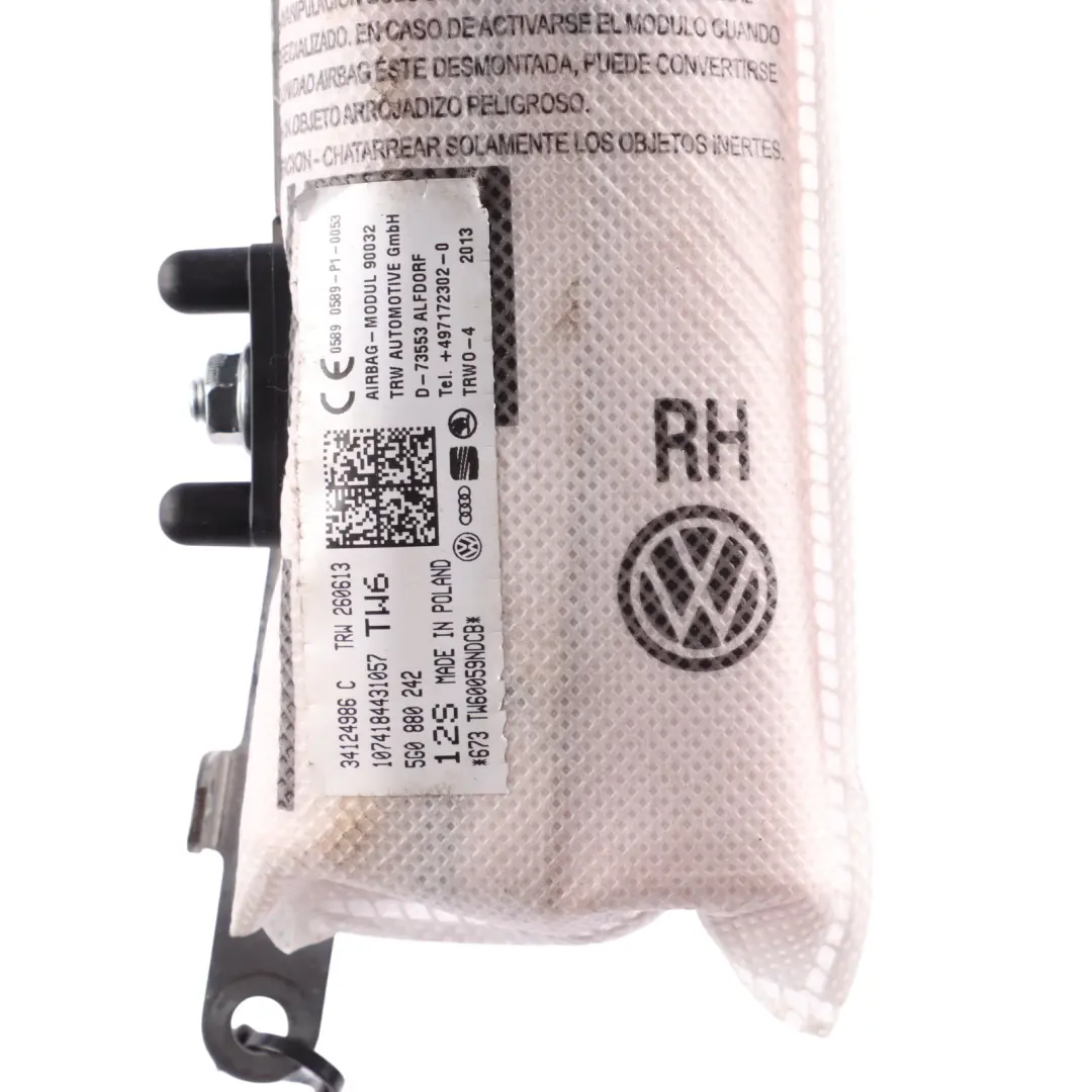 5G Seat Leon 5F Seat Side Air Module Front Right O/S to Volkswagen Golf with Part number 5G0880242 Volkswagen Golf 5G Seat Leon 5F Seat Side Air Module Front Right O/S - SKU 5G0880242 - Part number 5G0880242