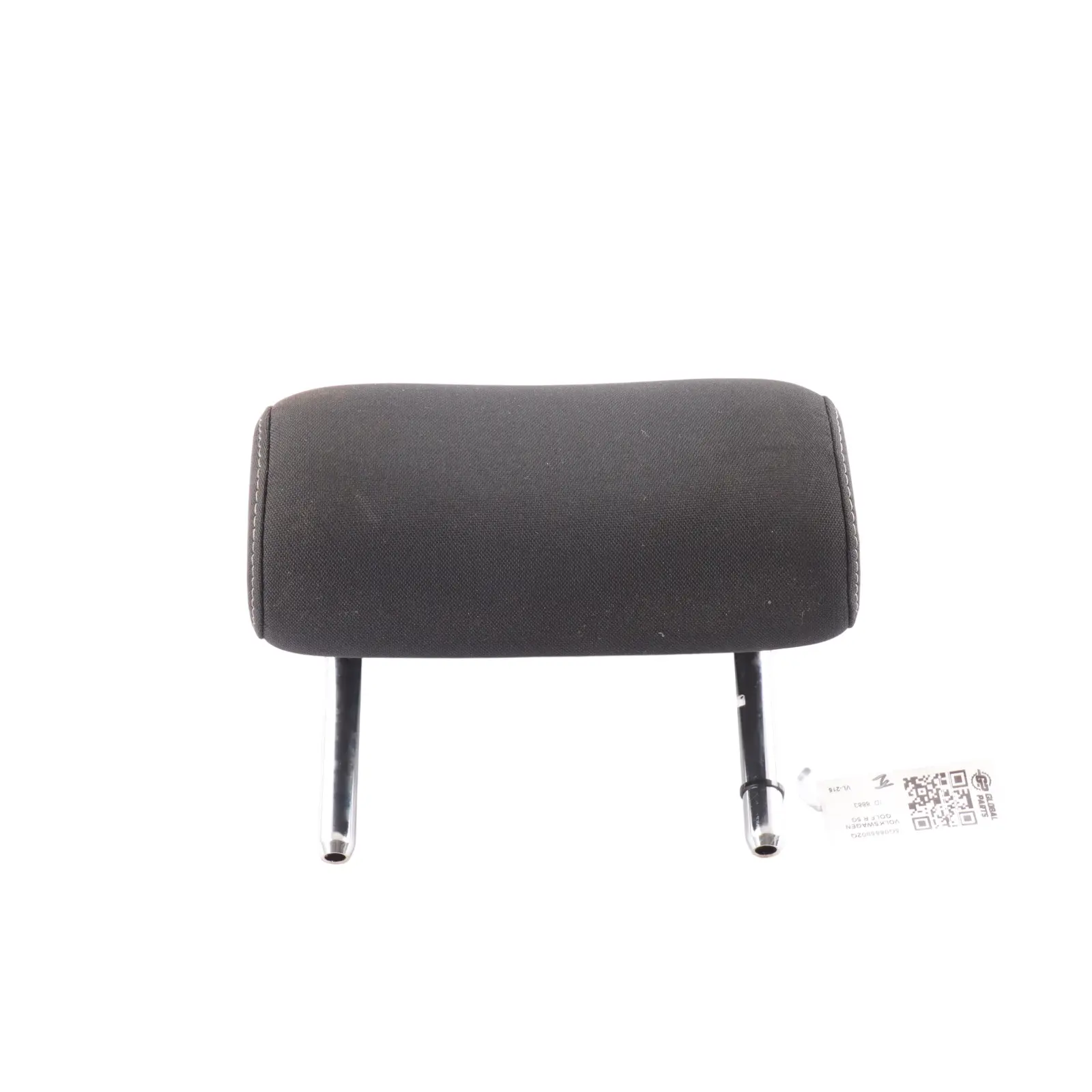 VW Volkswagen Golf MK7 Appuie-Tête Central Arrière En Tissu Noir