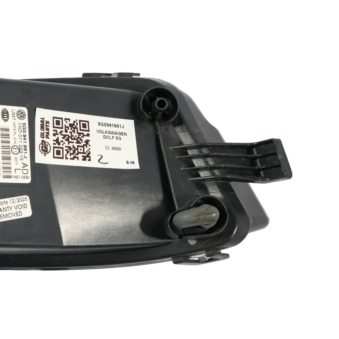 VW Volkswagen Golf Mk7 Nebelscheinwerfer Lampe Halogen Links - SKU 5G0941661J - Teilenummer 5G0941661J