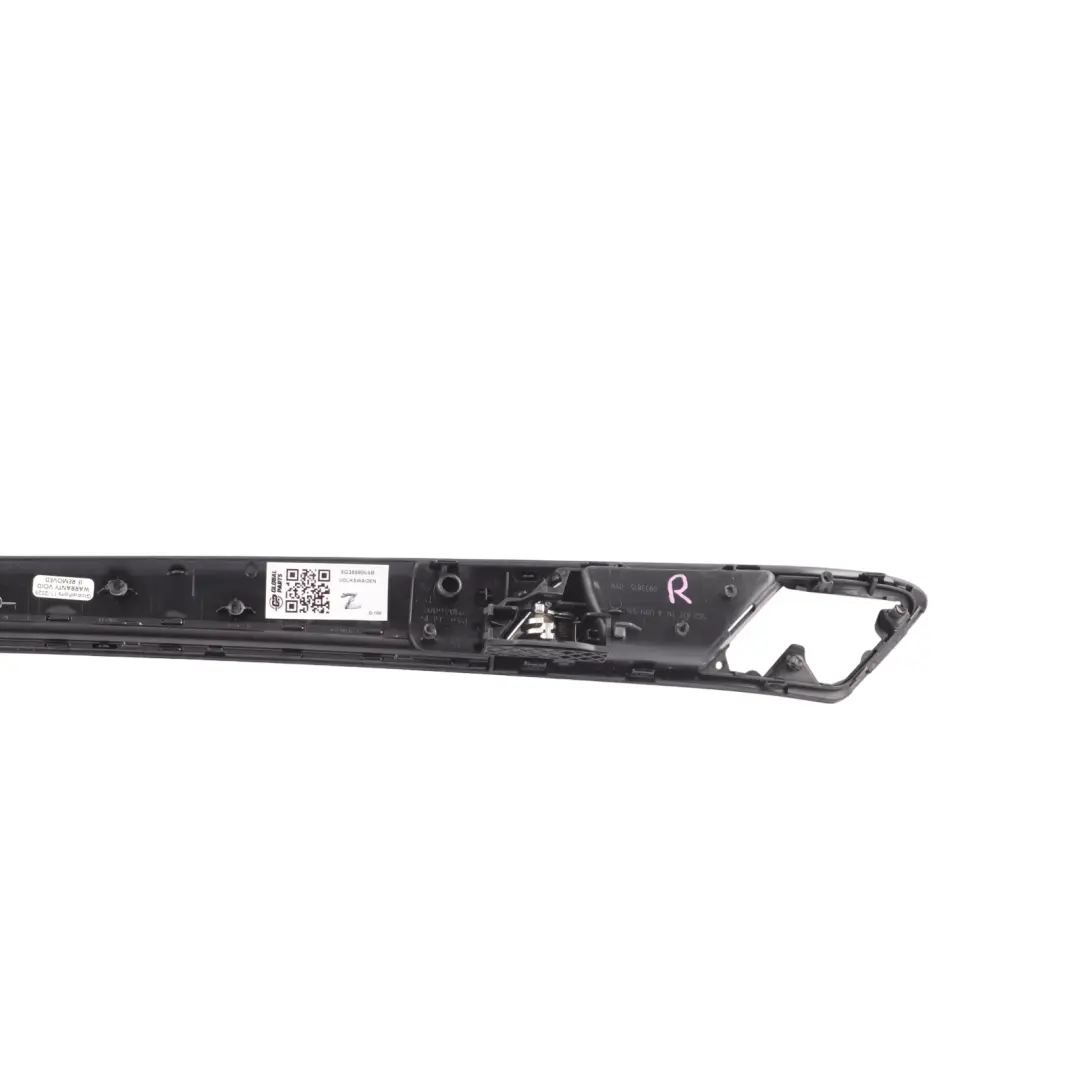 Door Card Strip Cover Handle Front Right O/S Cyclone Black to VW Golf Mk7 with Part number 5G3858066B VW Golf Mk7 Door Card Strip Cover Handle Front Right O/S Cyclone Black - SKU 5G3858066B - Part number 5G3858066B
