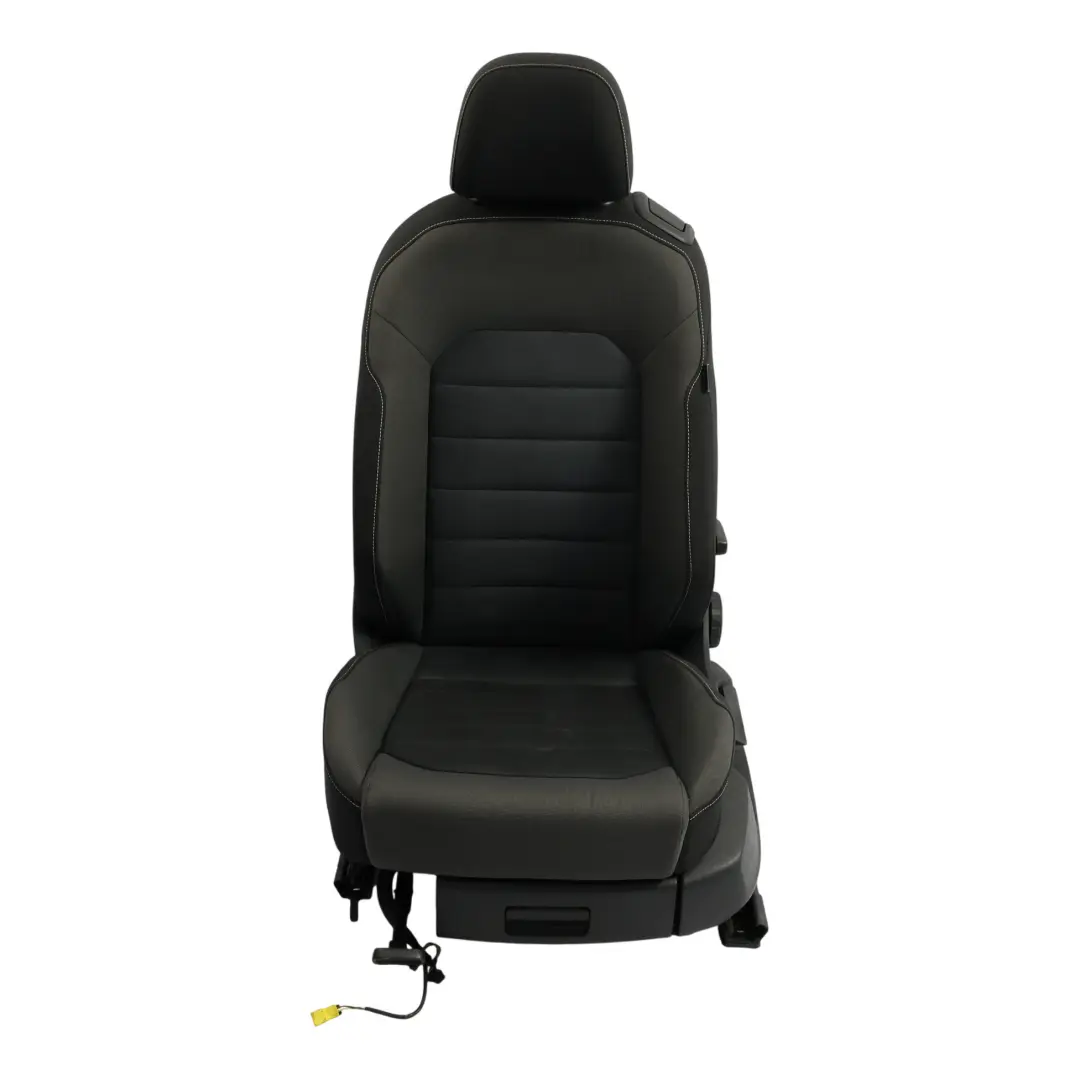 Volkswagen Golf Mk7 3Dr Sitz Vorne Links Halb Alcantara Dunkel Quarzit Schwarz - SKU 5G3881805CC-1 - Teilenummer 5G3881805CC