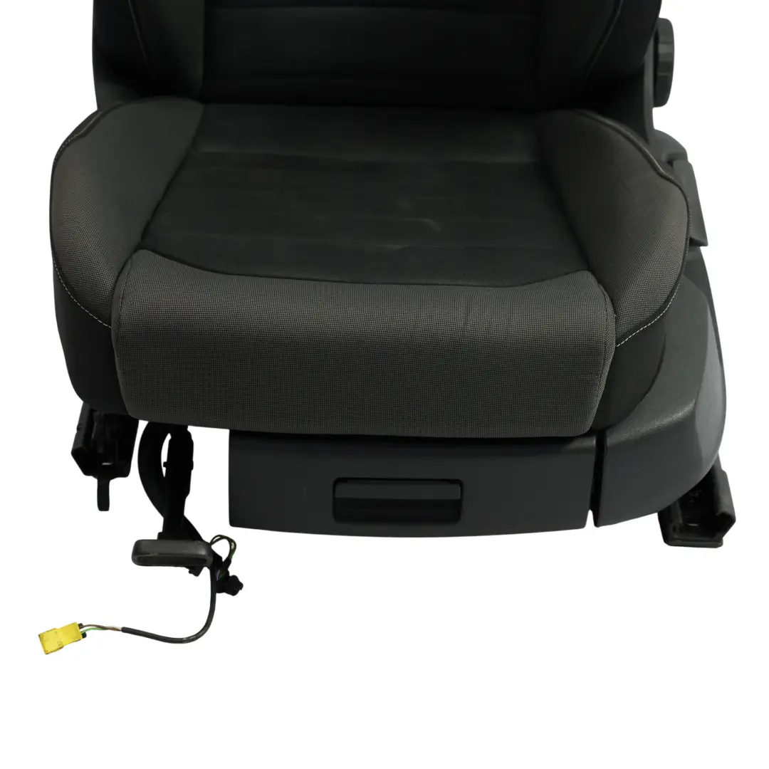 3Dr Seat Front Left N/S Half Alcantara Dark Quartzite Black to Volkswagen Golf Mk7 with Part number 5G3881805CC Volkswagen Golf Mk7 3Dr Seat Front Left N/S Half Alcantara Dark Quartzite Black - SKU 5G3881805CC-1 - Part number 5G3881805CC