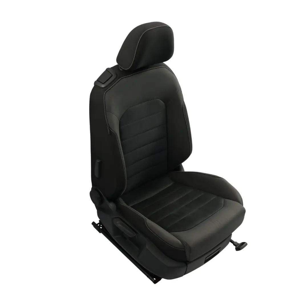Asiento Delantero Derecho Alcantara Negro Cuarcita Oscuro para Volkswagen Golf Mk7 3D con número de pieza 5G3881806CB Volkswagen Golf Mk7 3D Asiento Delantero Derecho Alcantara Negro Cuarcita Oscuro - SKU 5G3881806CB-1 - Número de pieza 5G3881806CB