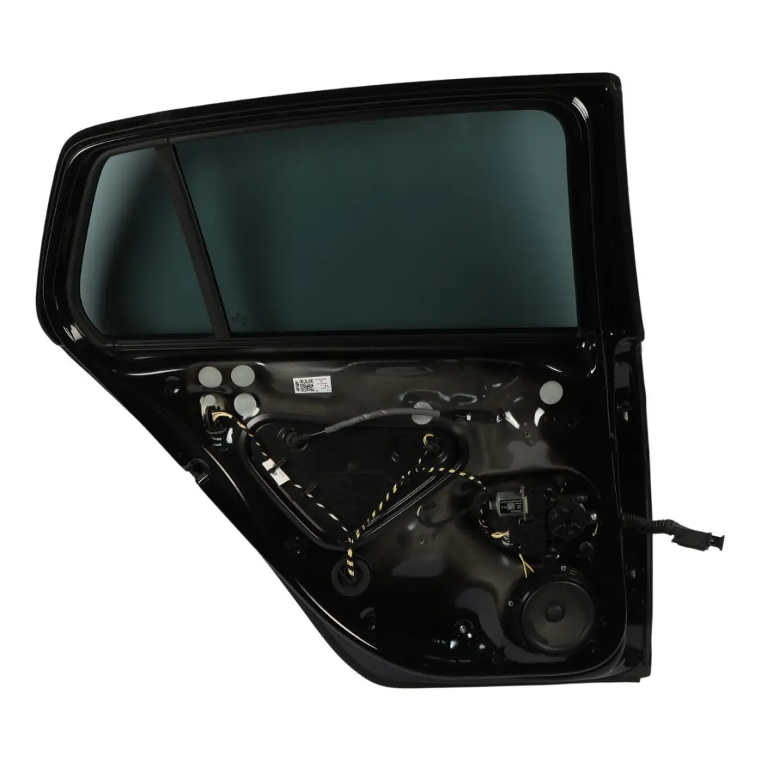Volkswagen VW Golf Mk7 Door Rear Left N/S Deep Black Pearl Effect - C9X - SKU 5G4833055AC-DBL - Part number 5G4833055AC