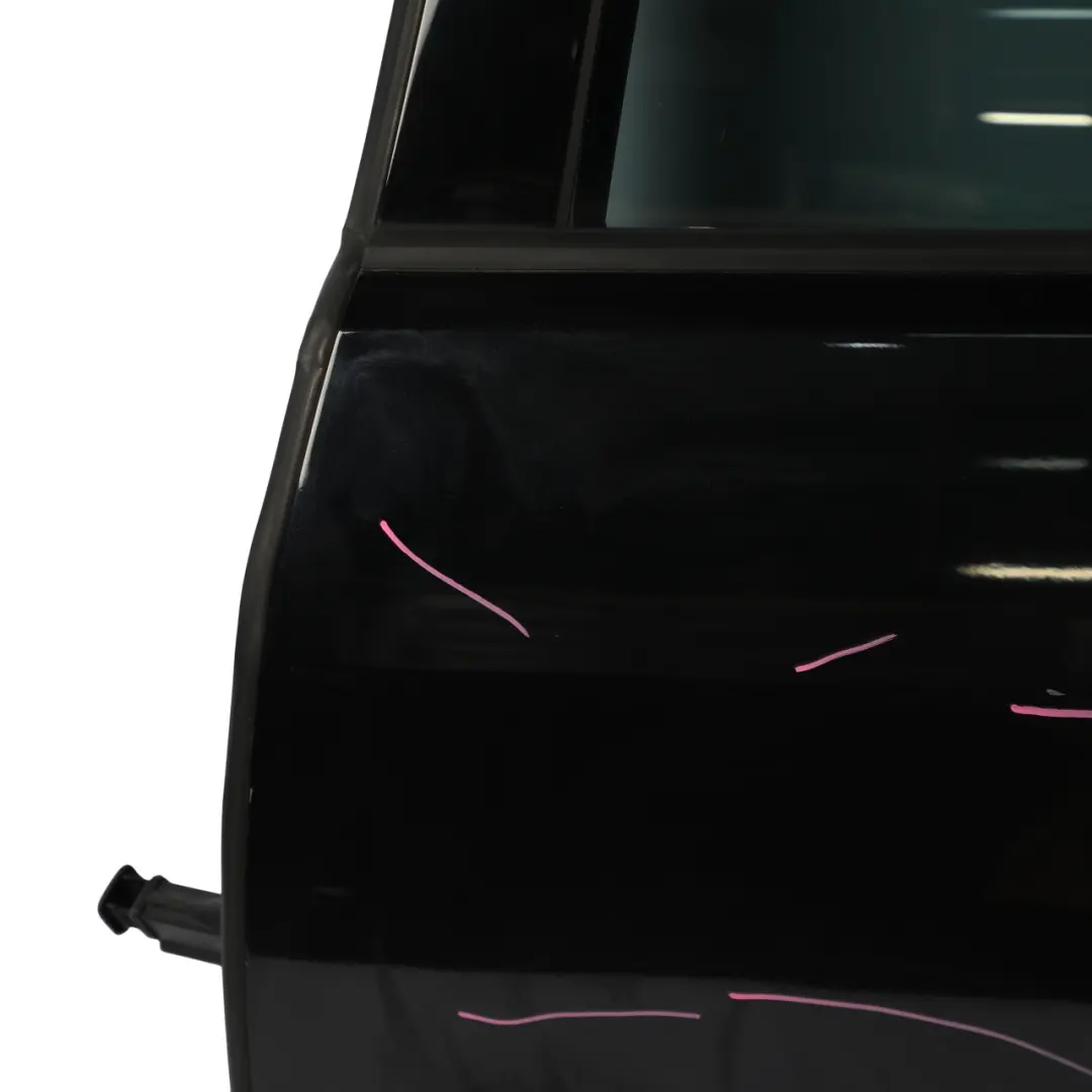 Volkswagen VW Golf Mk7 Door Rear Left N/S Deep Black Pearl Effect - C9X - SKU 5G4833055AC-DBL - Part number 5G4833055AC