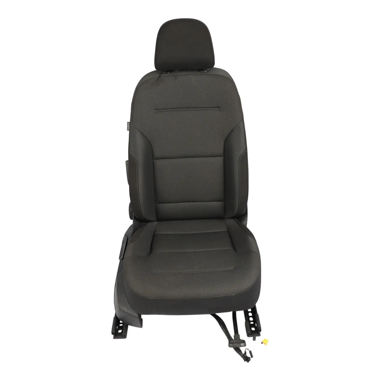 Volkswagen Golf Mk7 5G Front Seat Interior Fabric Cloth Titan Black Right O/S