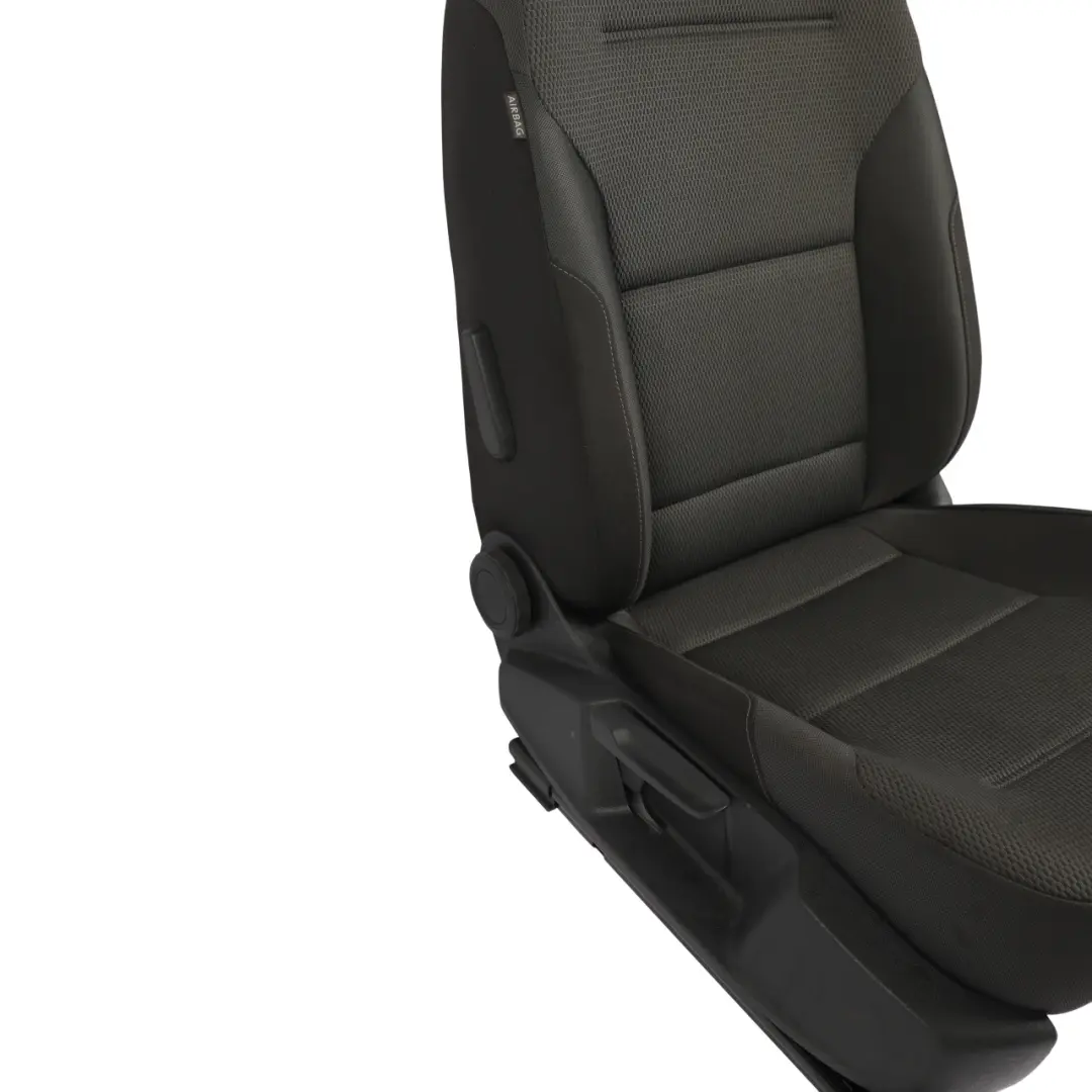 Volkswagen Golf Mk7 5G Front Seat Interior Fabric Cloth Titan Black Right O/S - SKU 5G4881805DN-2 - Part number 5G4881805DN