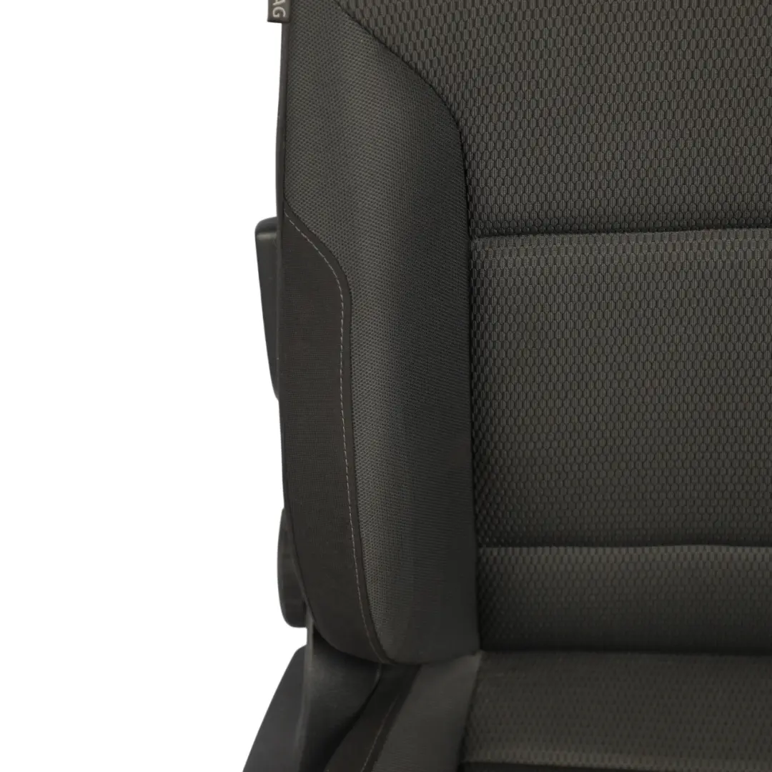 Volkswagen Golf Mk7 5G Front Seat Interior Fabric Cloth Titan Black Right O/S - SKU 5G4881805DN-2 - Part number 5G4881805DN