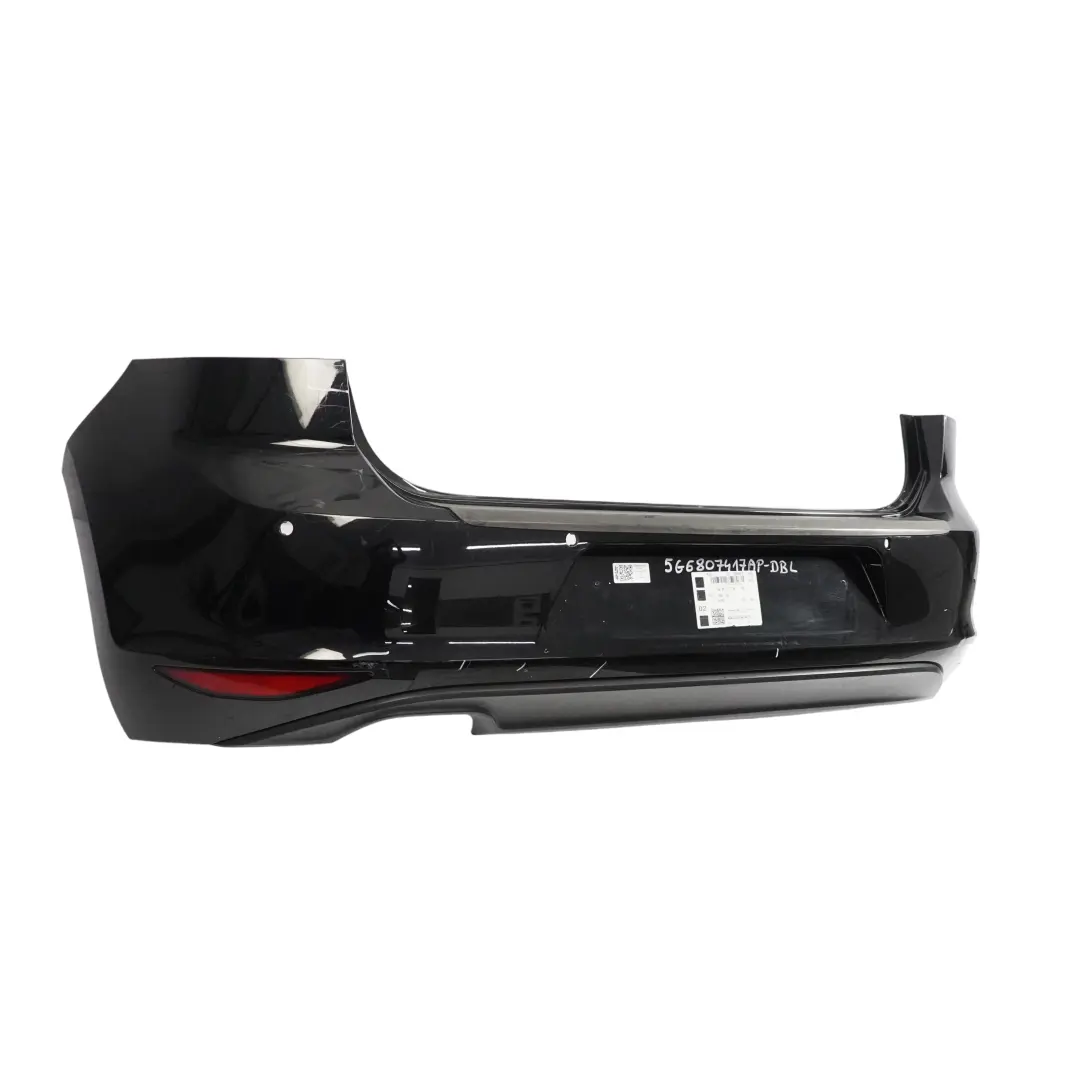Volkswagen VW Golf Mk7 Bumper Rear Trim Panel Cover Deep Black - C9X - SKU 5G6807417AP-DBL - Part number 5G6807417AP