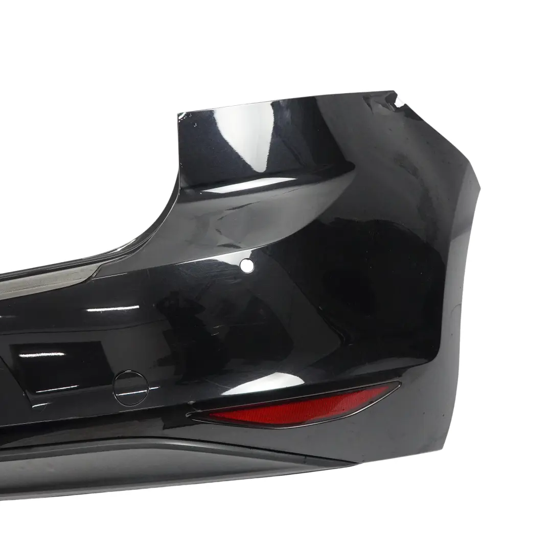 Volkswagen VW Golf Mk7 Bumper Rear Trim Panel Cover Deep Black - C9X - SKU 5G6807417AP-DBL - Part number 5G6807417AP