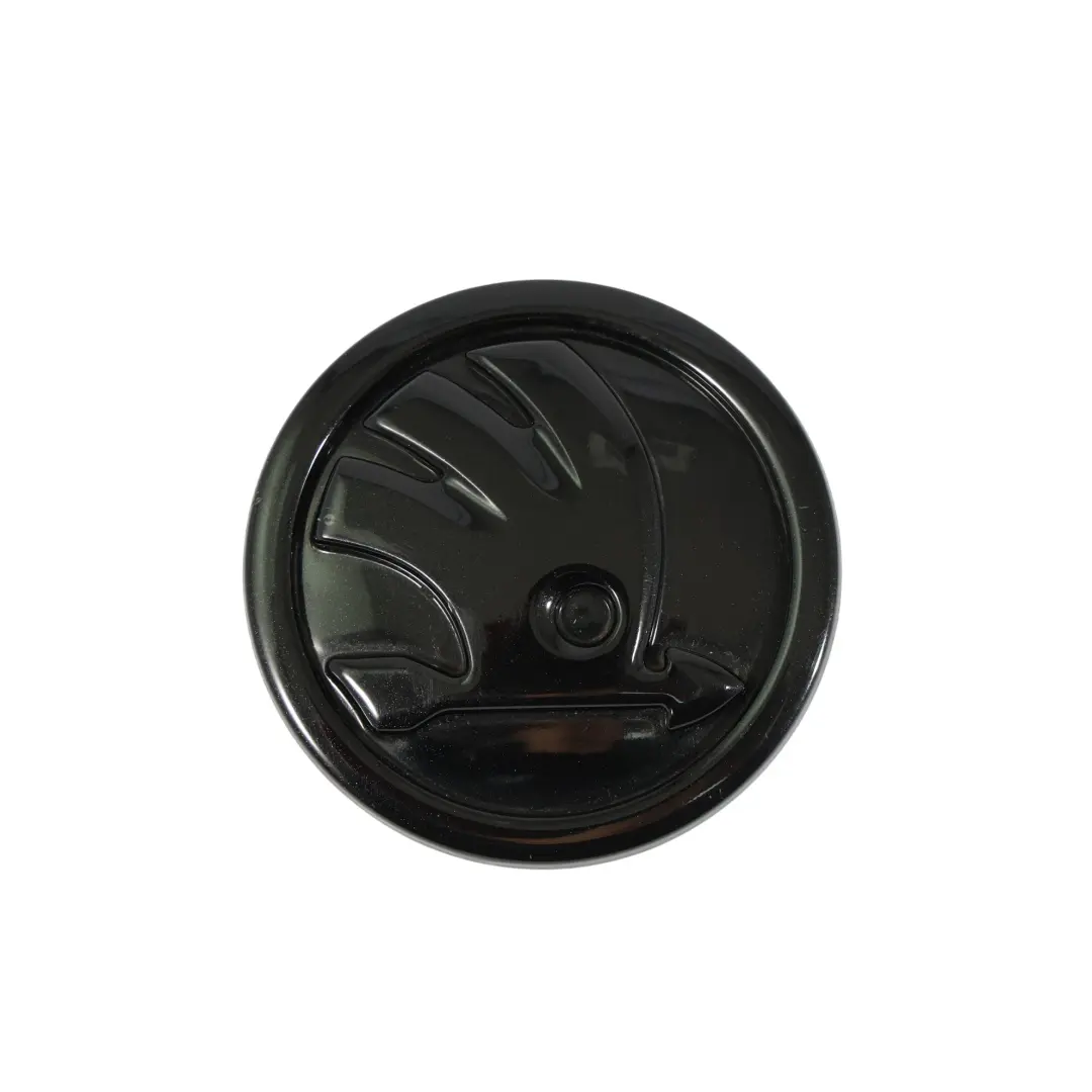 Skoda Octavia II 1Z Frontgrill Logo Emblem Abzeichen Schwarz - SKU 5J0853621 - Teilenummer 5J0853621