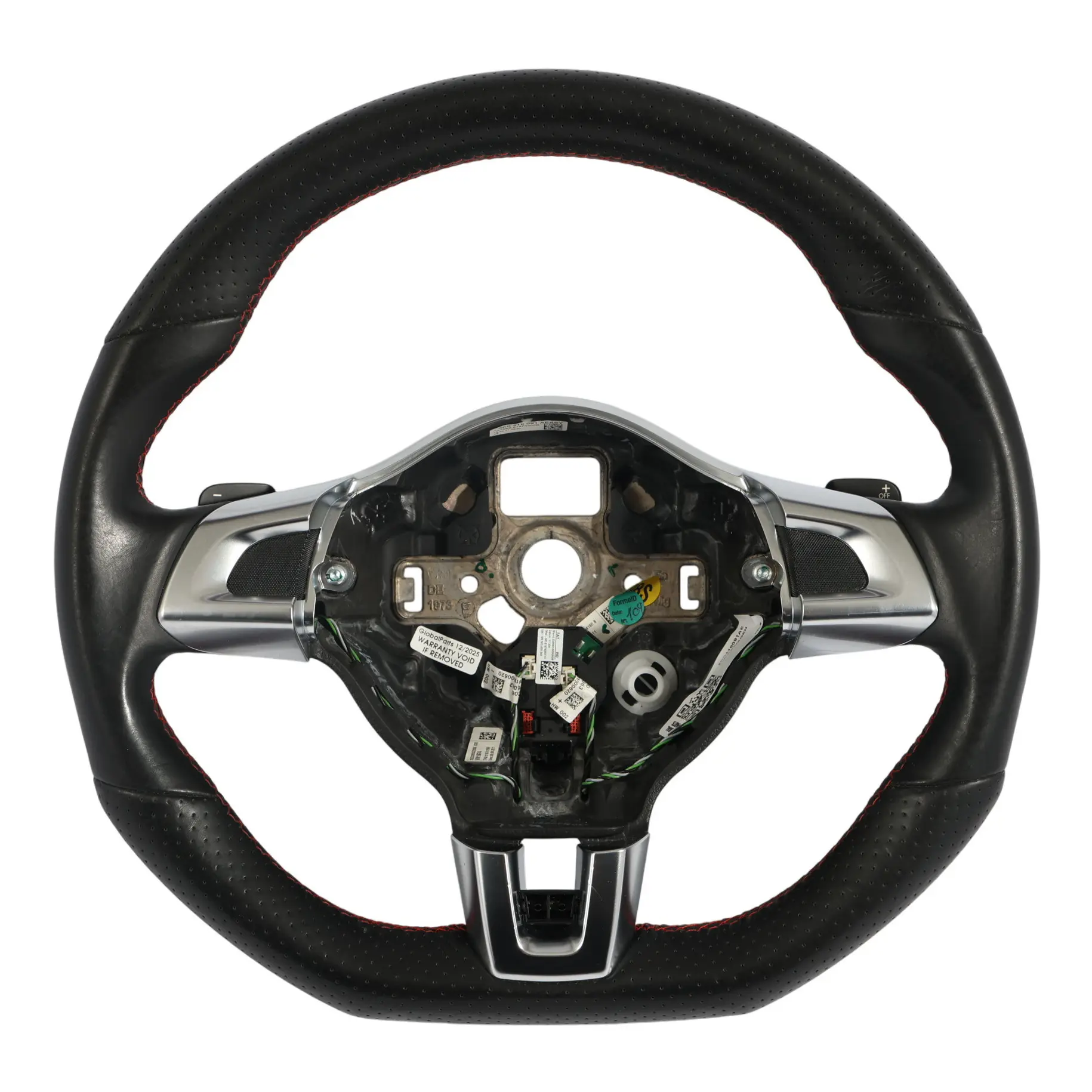 VW Volkswagen Polo Mk5 6R Kierownica Czarna Skóra Ścięta 5K0419091AE