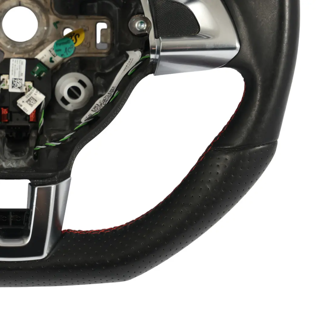 VW Volkswagen Polo Mk5 6R Lenkrad Schwarz Leder Flachboden - SKU 5K0419091AE - Teilenummer 5K0419091AE