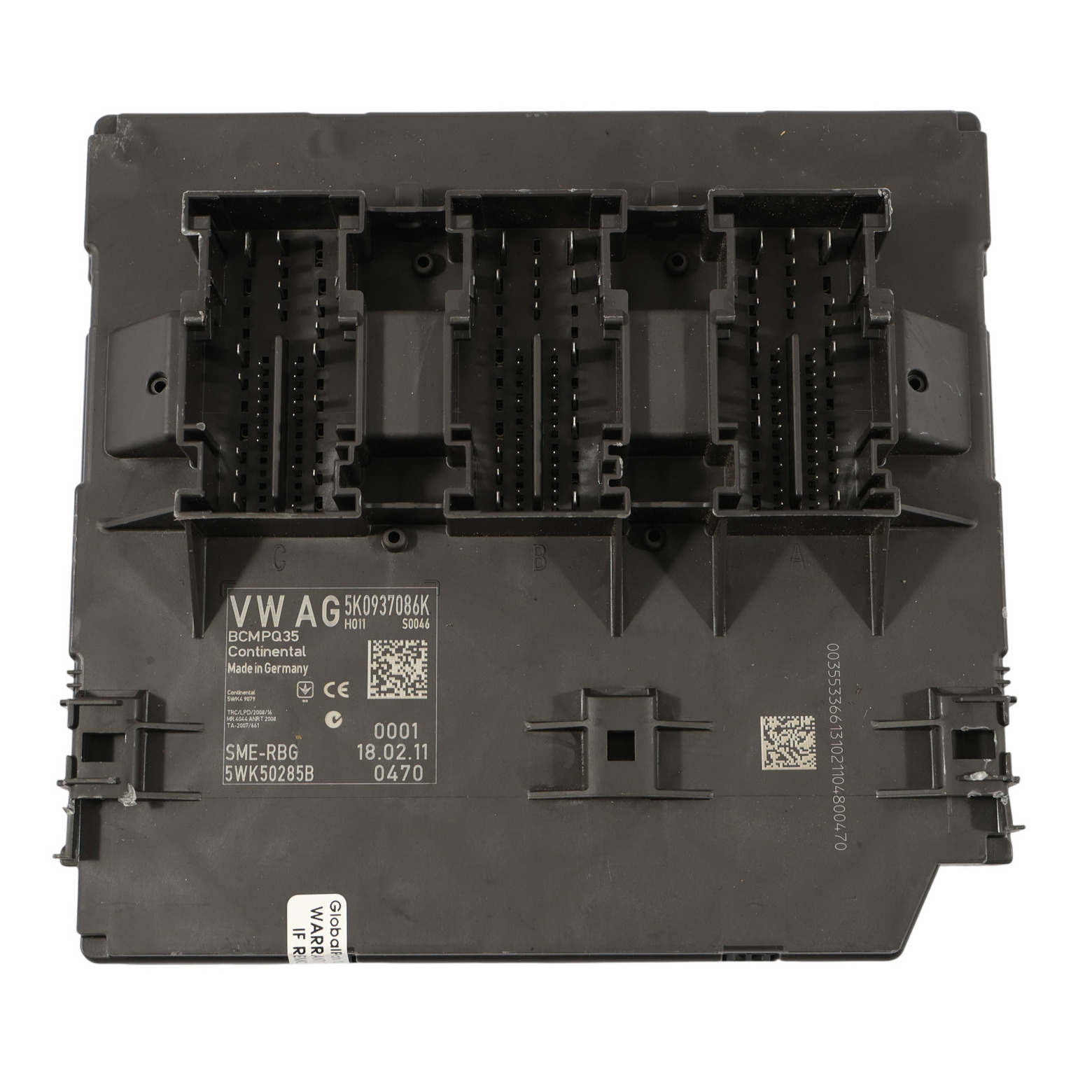 Seat Leon 1P Body Control Comfort Unit Module BCM 5K0937086K