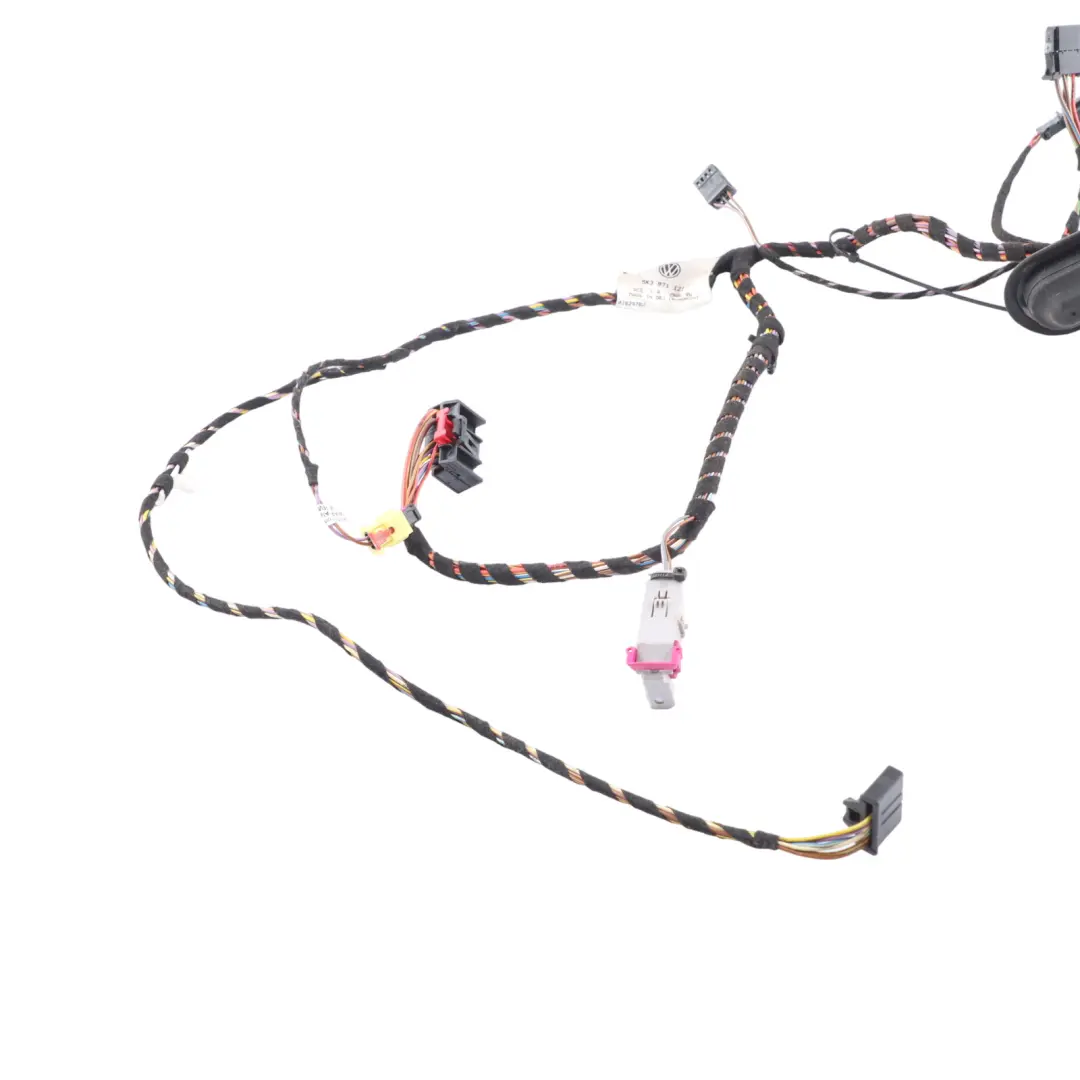 Volkswagen Golf Mk6 3Dr Door Wiring Harness Cable Loom Passenger Side - SKU RHD-5K3971121T - Part number 5K3971121T