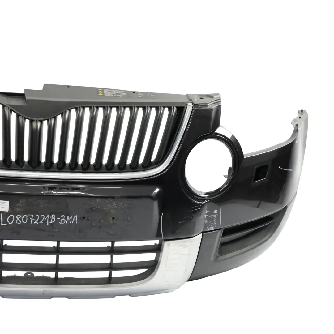 Skoda Yeti Przedni Zderzak Black Magic Pearl Czarny Perłowy - F9R - SKU 5L0807221B-BMA - Numer Części 5L0807221B