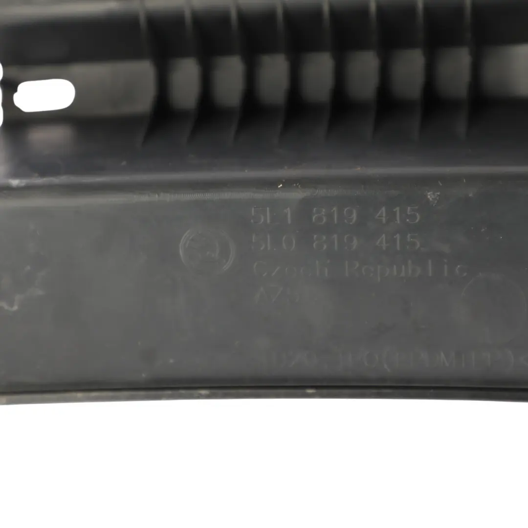 Skoda Yeti 5L Pannello Rivestimento Cofano Tergicristallo Sinistro - SKU 5L0819415 - Numero di parte 5L0819415