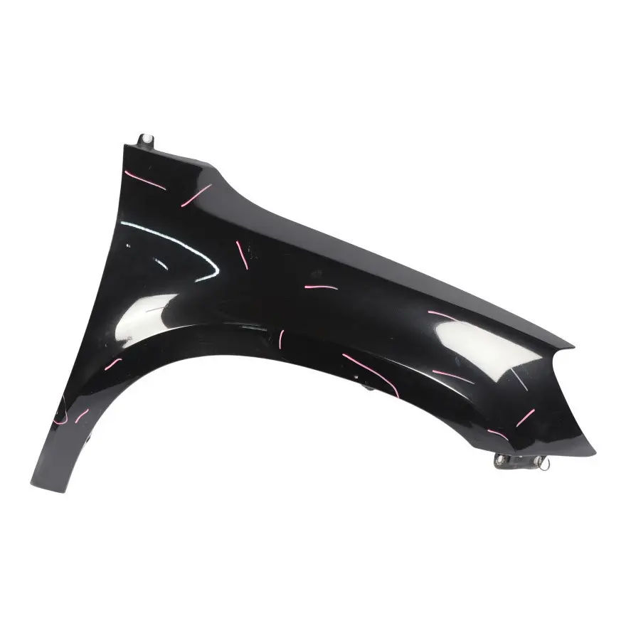 Skoda Yeti 5L Side Panel Front Right O/S Wing Fender Black Magic Pearl - F9R