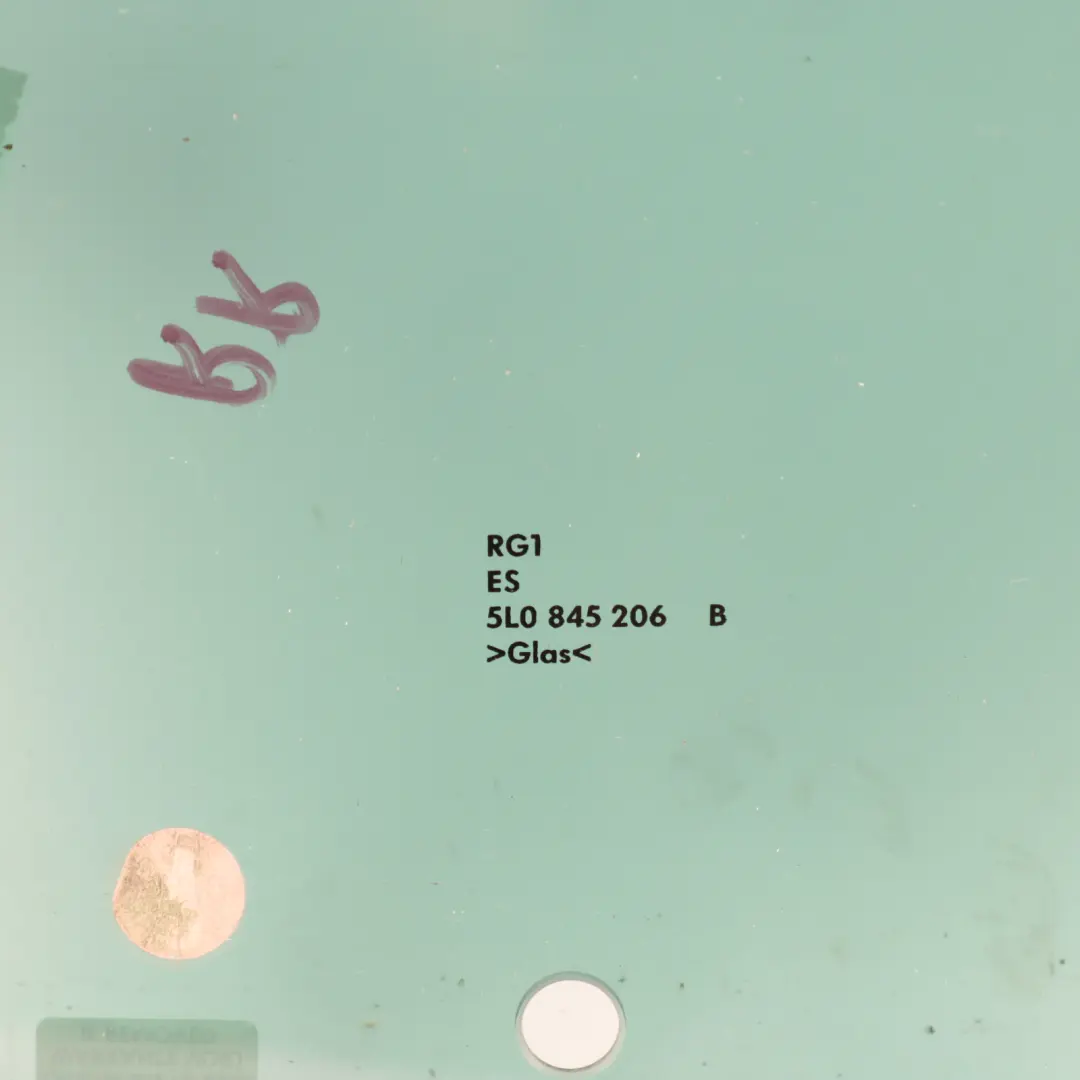 Skoda Yeti 5L Fenêtre Porte Arrière Vitrage Teinté AS3 Droite - SKU 5L0845206B - Numéro de pièce 5L0845206B